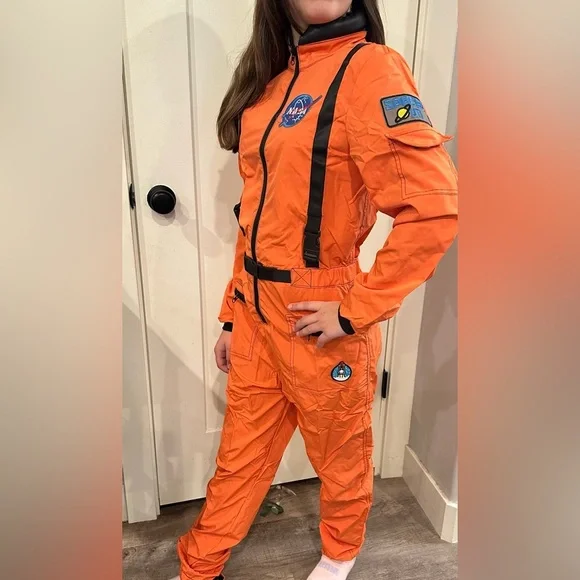 Dolls Kill NASA-TY Flight Suit Costume Sz small Halloween Space Astronaut - Picture 2 of 9